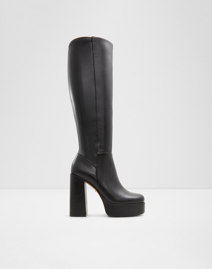 Platform knee high boots uk online