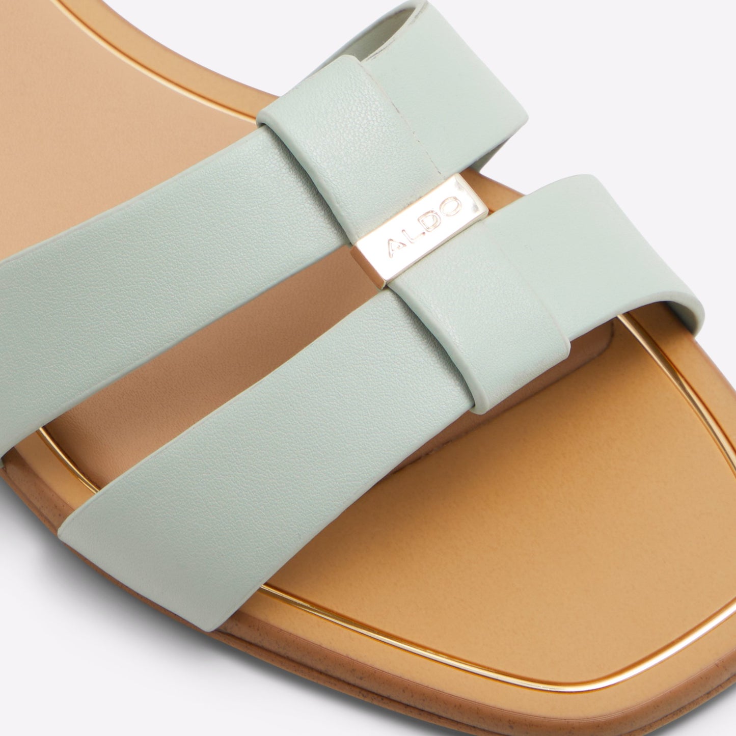 Aldo Women's Flat Sandals Balera Green