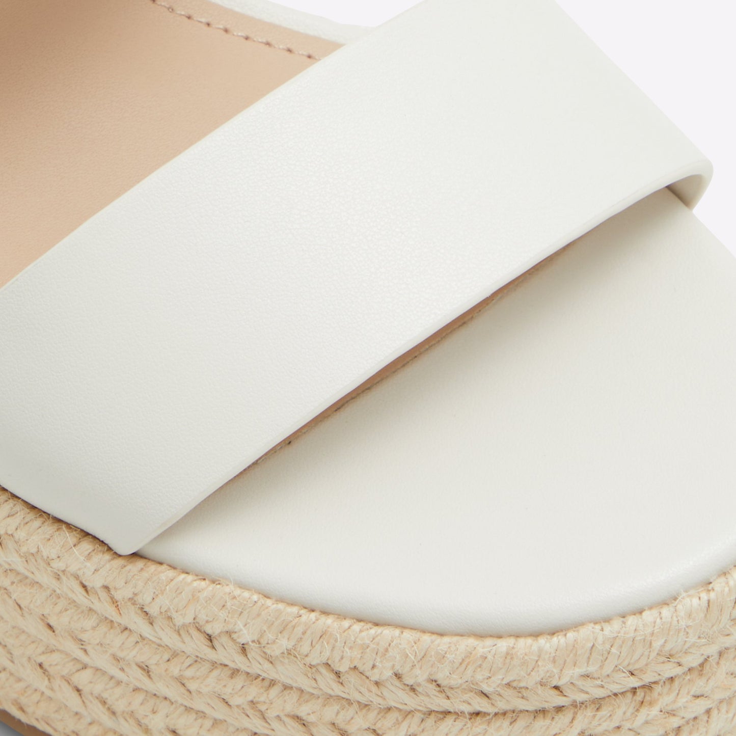 Aldo Women's Wedge Sandals Keoni White