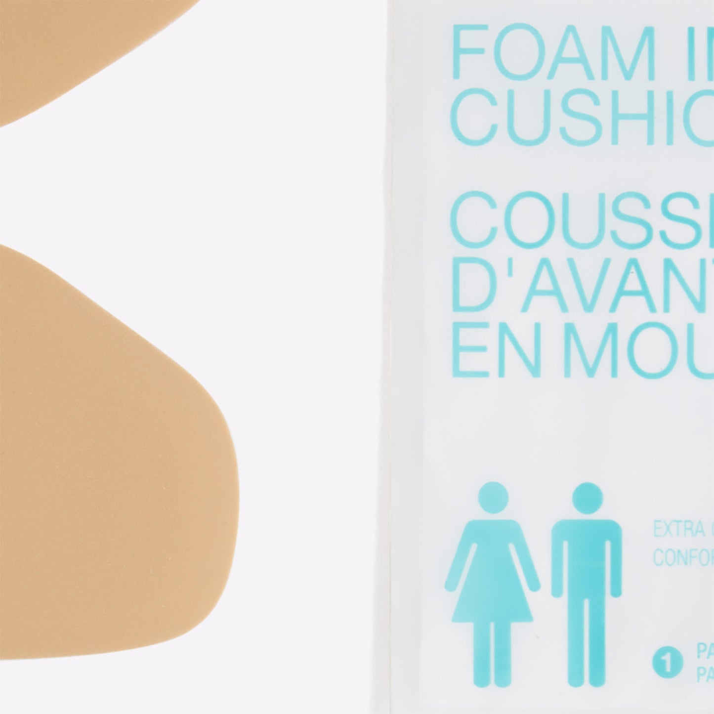 Tan Foam Instep Cushions