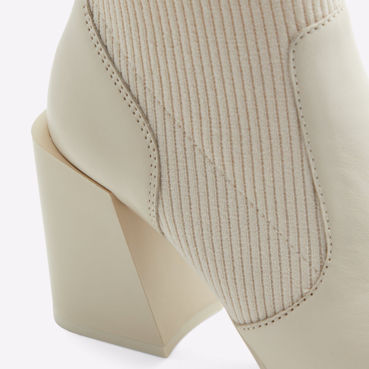 Aldo Women's Heeled Ankle Boots Ganina White