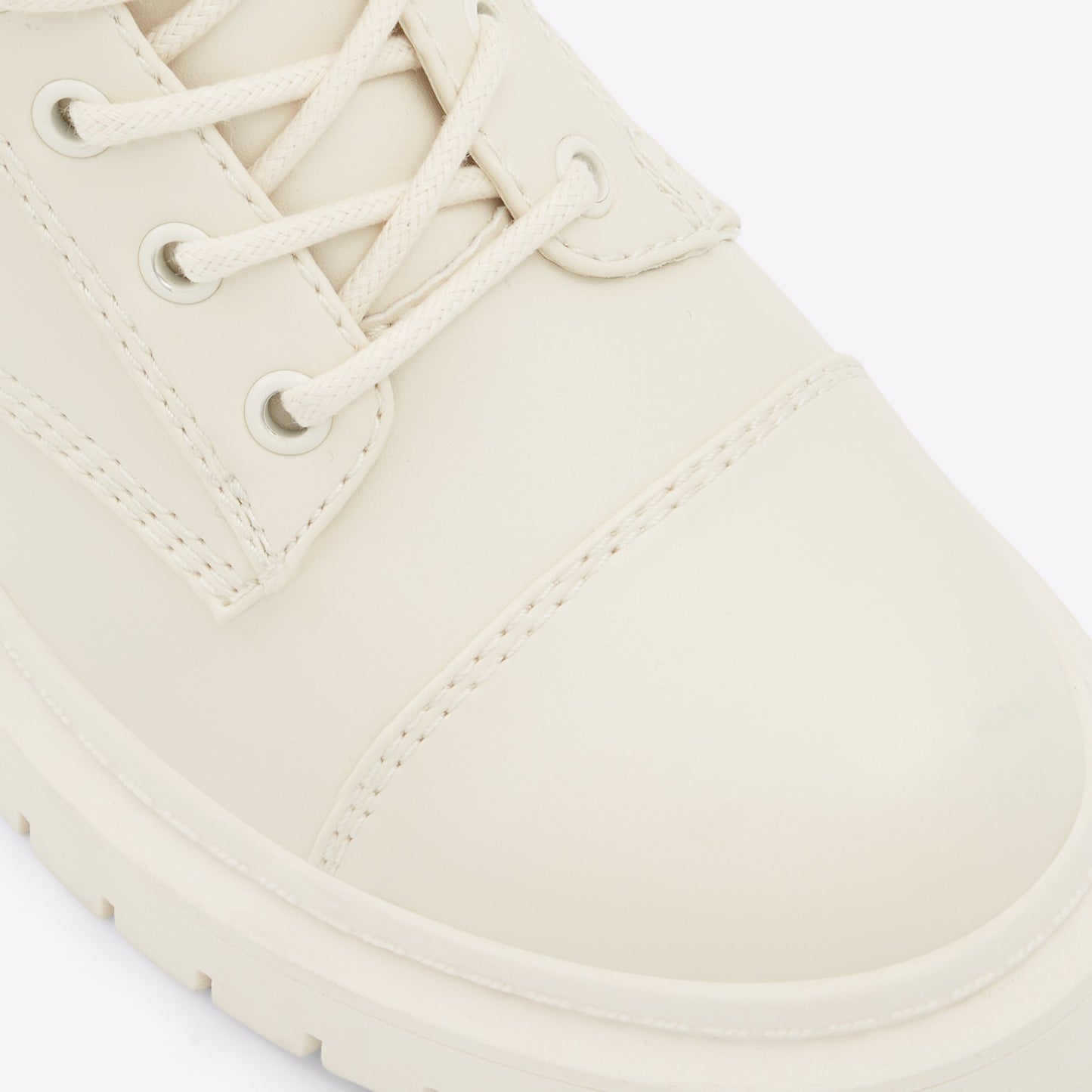 Aldo Women's Combat Ankle Boots Goer White