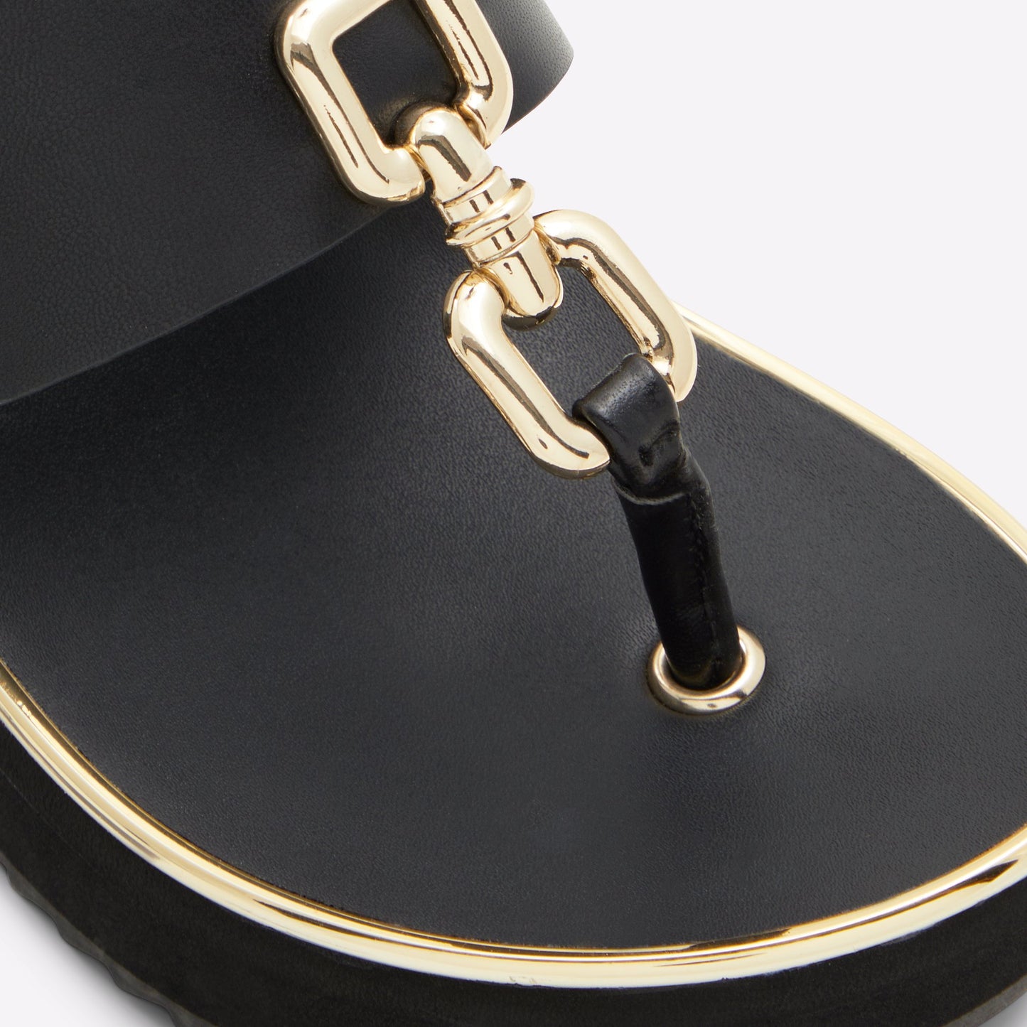 Aldo Women's black Wedge Sandals Maesllan Black