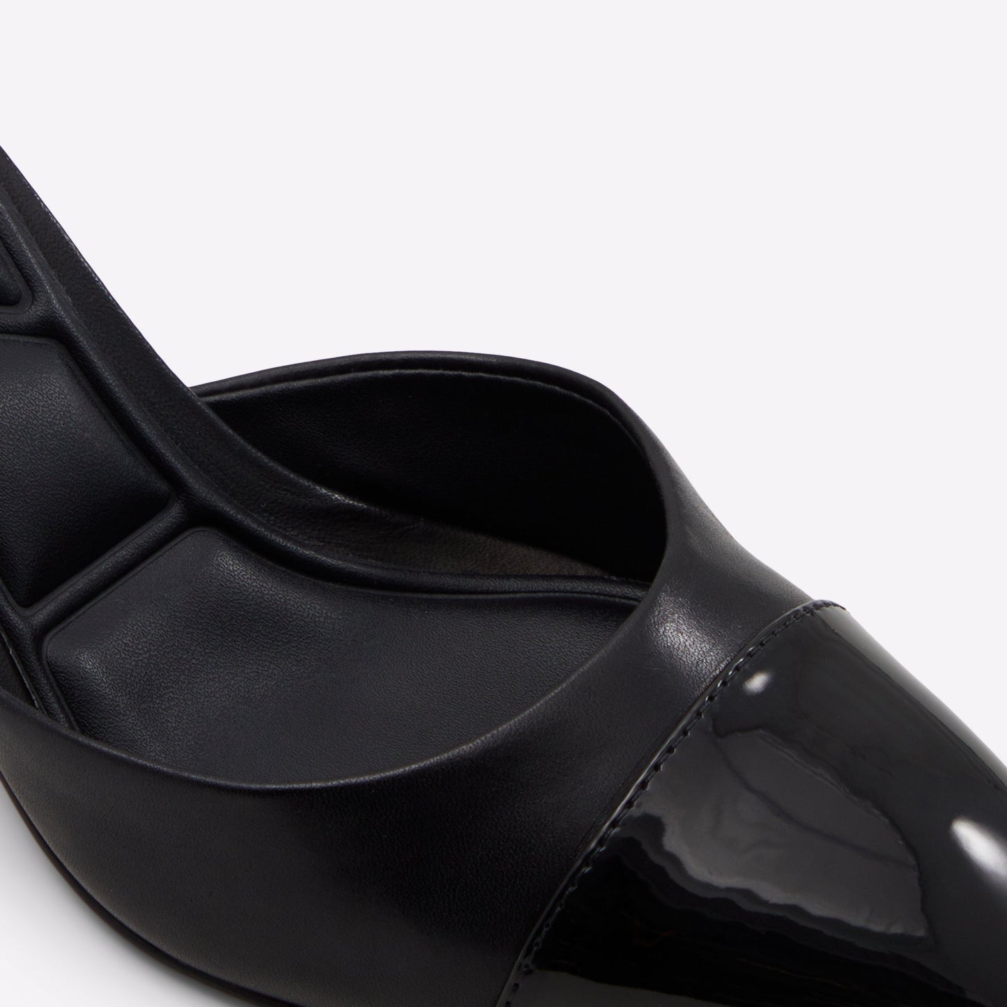 Aldo Women's Pillow Walk Comfortable Block Heeled Shoes Silvana Black