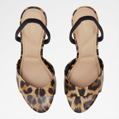 Aldo Women's Pillow Walk Comfortable Heeled Sandals Aitana Brown