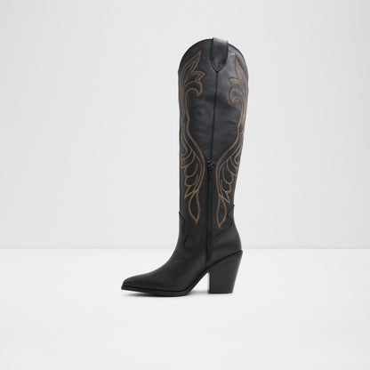 Aldo Women's Pillow Walk Comfortable Knee-High Boots Alamo Black