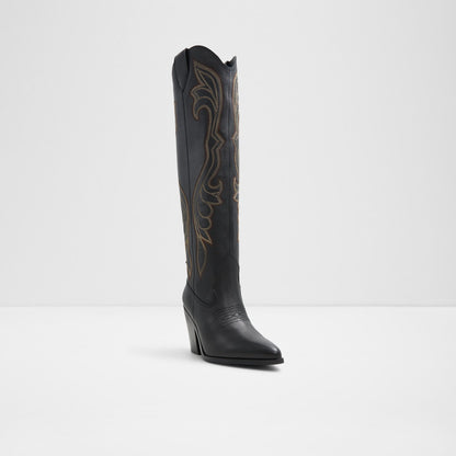Aldo Women's Pillow Walk Comfortable Knee-High Boots Alamo Black