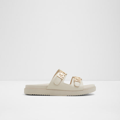 Aldo Women's Flat Sandals Alessie White