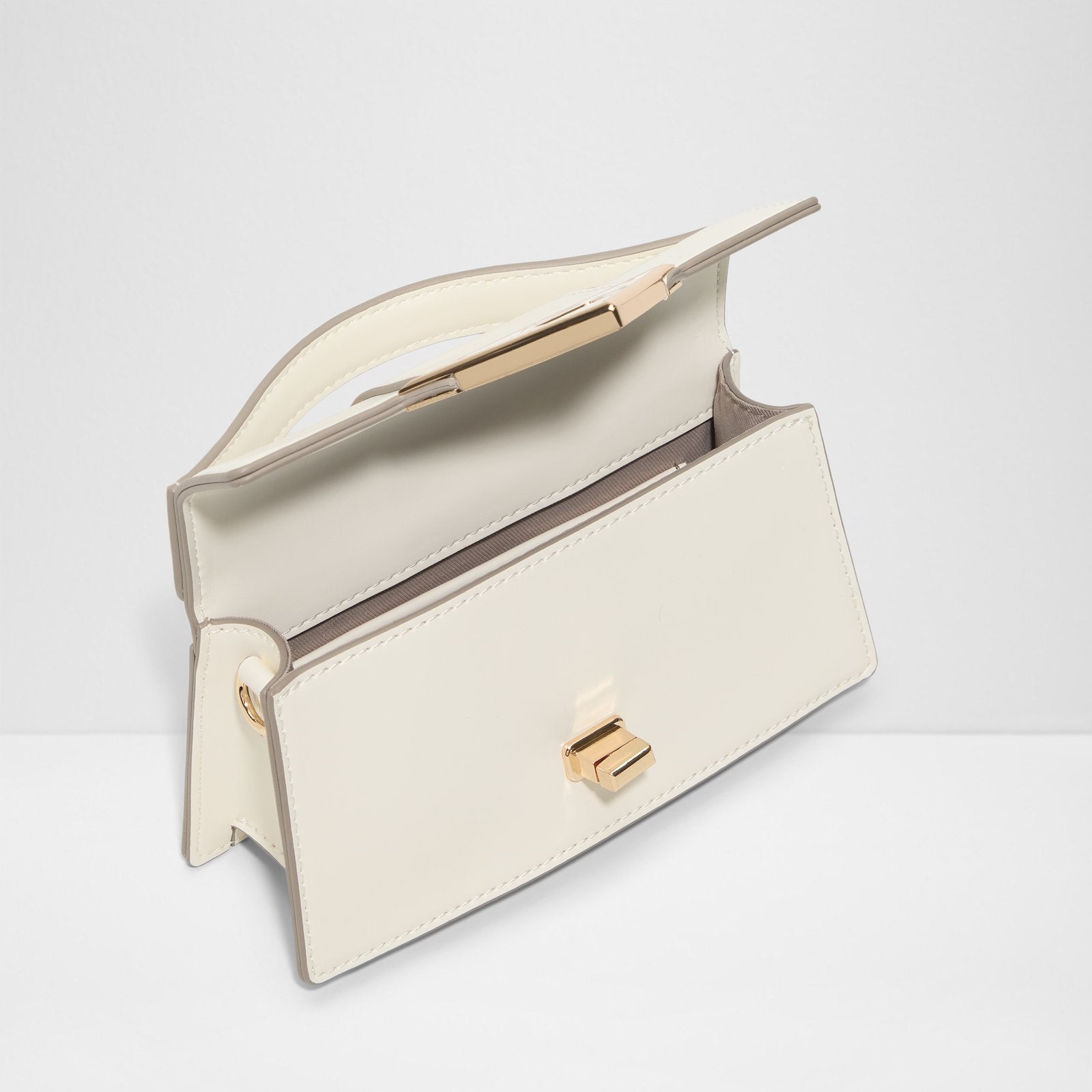 ALDO Ladies White Handbag - AMILEAMINI (Top Handle Bag) – ALDO