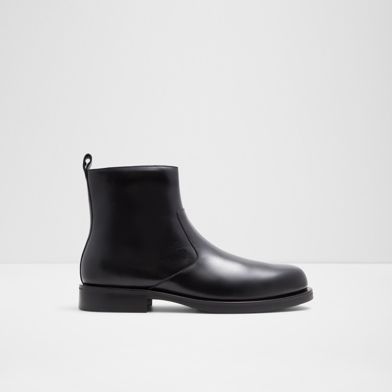 Men's aldo boots black leather hotsell