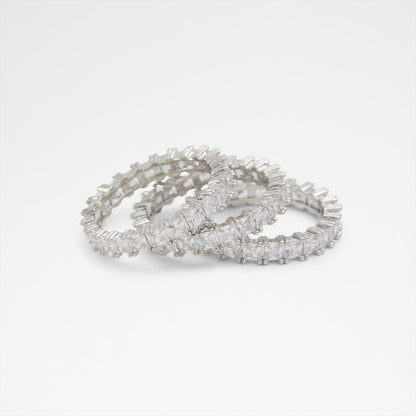 Aldo Women's Multi Pack Of Rings Aschianamini Silver