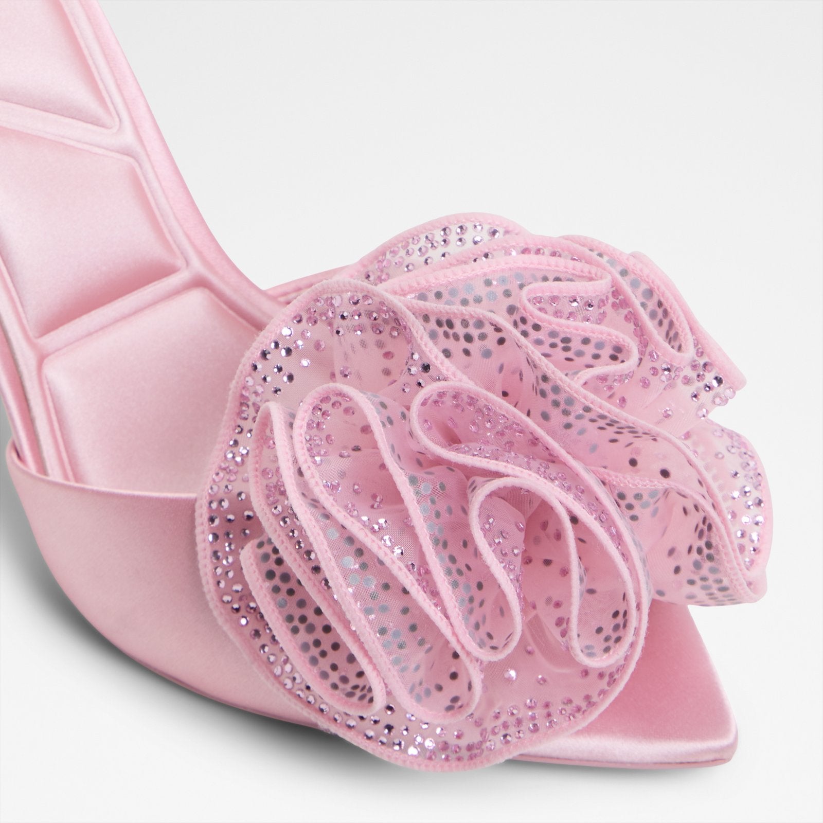 Auroramule Disney x ALDO Women's Pink Satin Mules – ALDO Shoes UK