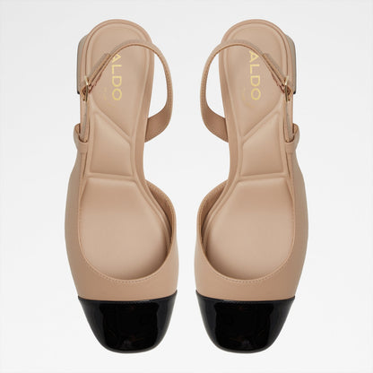 Aldo Women's Pillow Walk Comfortable Heeled Shoes Bialle Beige