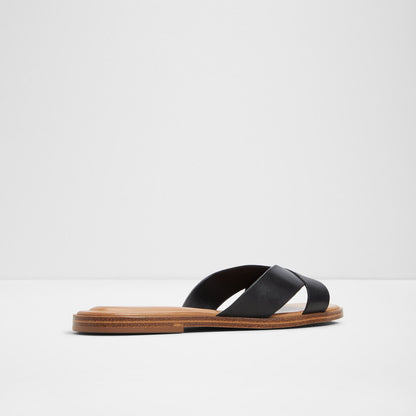 Aldo Women's Flat Sandals Caria Black