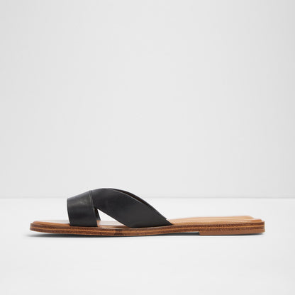 Aldo Women's Flat Sandals Caria Black