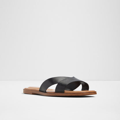 Aldo Women's Flat Sandals Caria Black