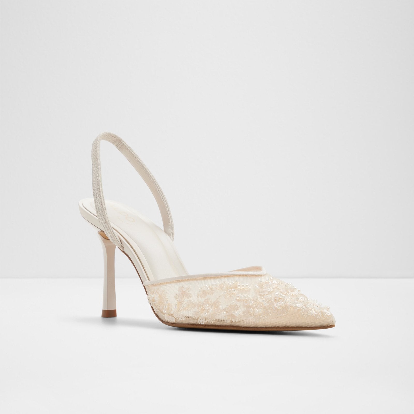 ALDO Comfortable Ladies White Shoes - CAROLLINA (Heeled Shoes)