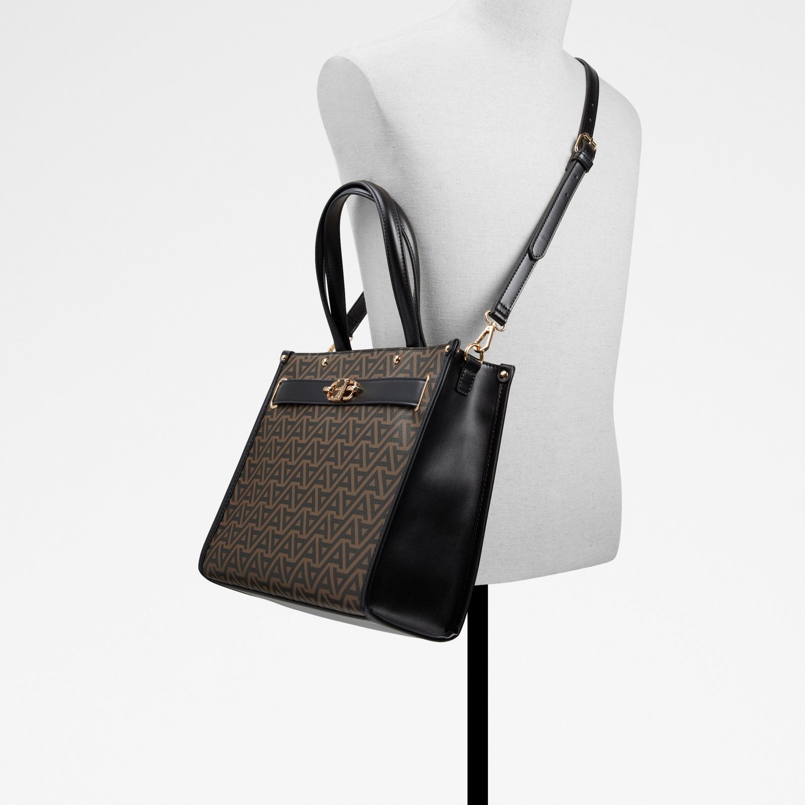 Tatiana mini logo and leather satchel on sale