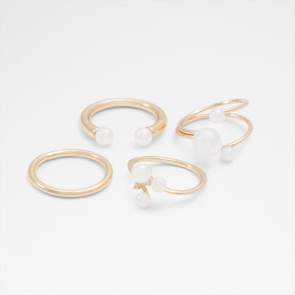Aldo Women's Multi Pack Of Rings Carralerel Gold