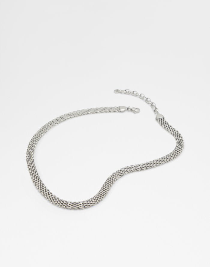 Aldo Women's Necklace Cheritan Silver