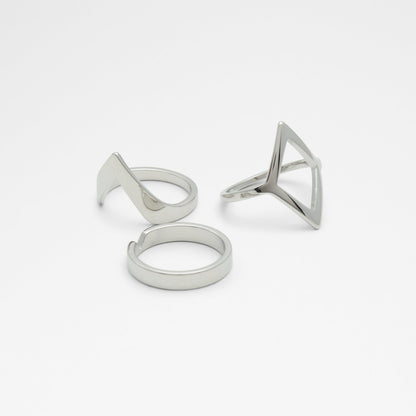 Aldo Women's Multi Pack Of Rings Crendarith Silver