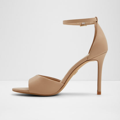 Aldo Women's Pillow Walk Comfortable Heeled Sandals Creride Beige