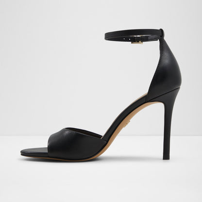 Aldo Women's Pillow Walk Comfortable Heeled Sandals Creride Black