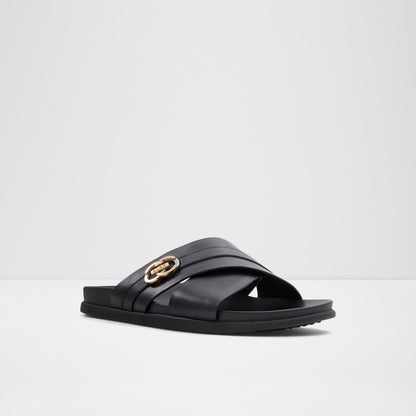 Aldo Men's Flat Sandals Delmar Black