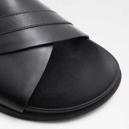 Aldo Men's Flat Sandals Delmar Black