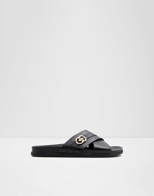 Aldo Men's Flat Sandals Delmar Black