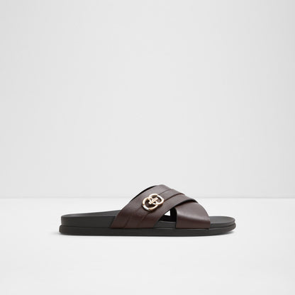 Aldo Men's Flat Sandals Delmar Brown