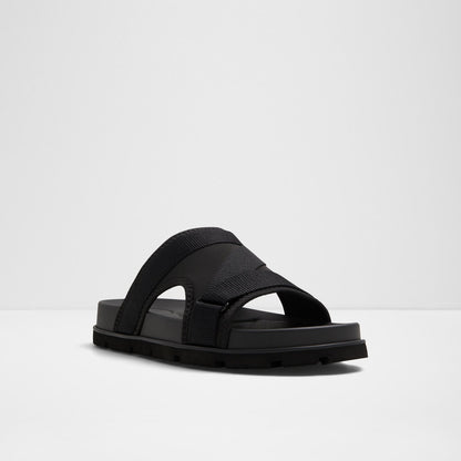 Aldo Men's Flat Sandals Deniels Black