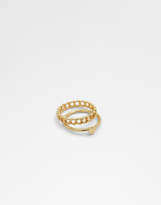 Aldo Women's Stackable Rings Devenna Gold