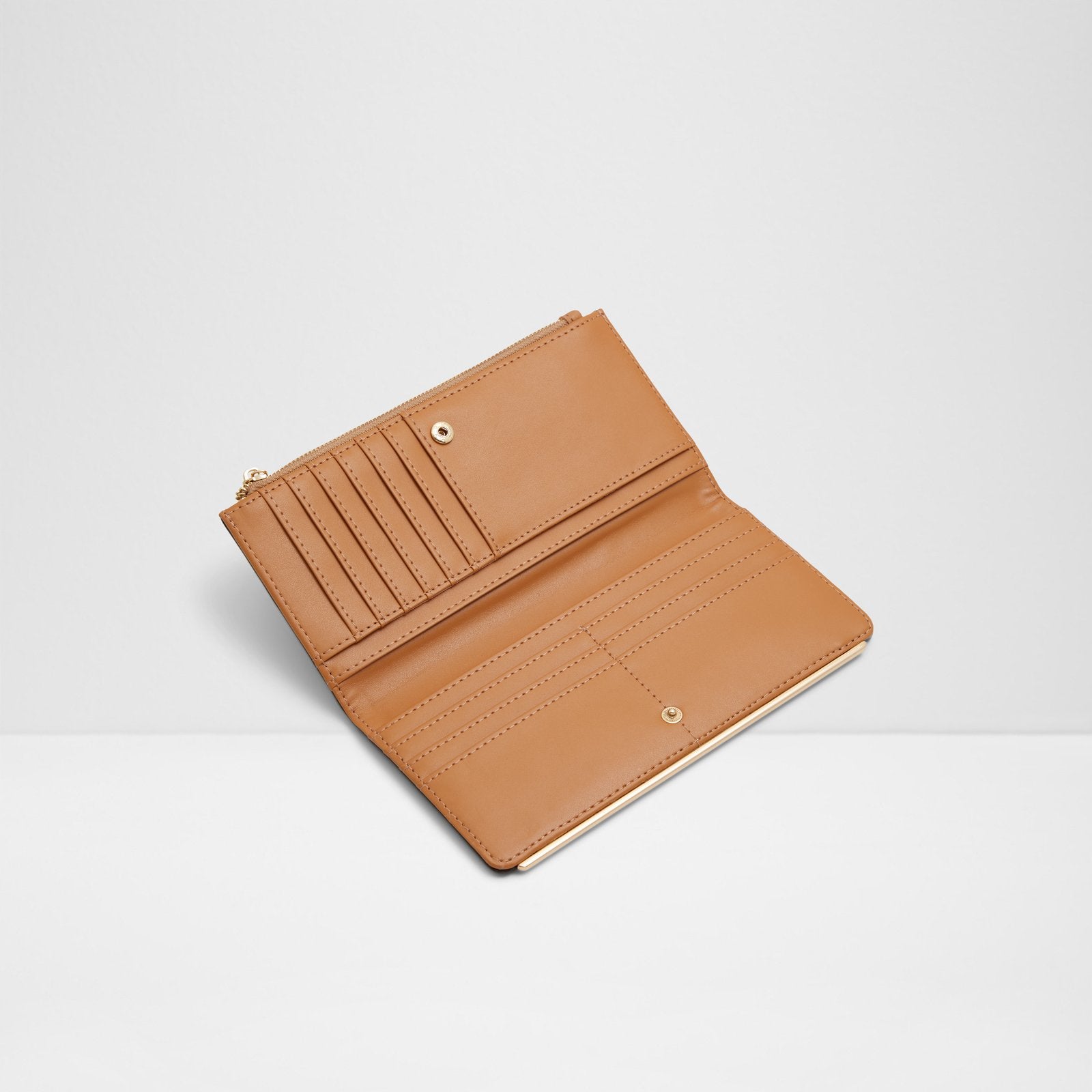 Caprese Women's Emma Wallet In Tan - Modern, Slim, Lightweight & Includes Card Holder