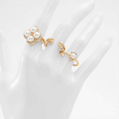 Aldo Women's Multi Pack Of Rings Eleimeth Gold