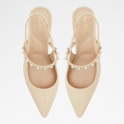 Aldo Women's Pillow Walk Comfortable Heeled Shoes Elodia Beige
