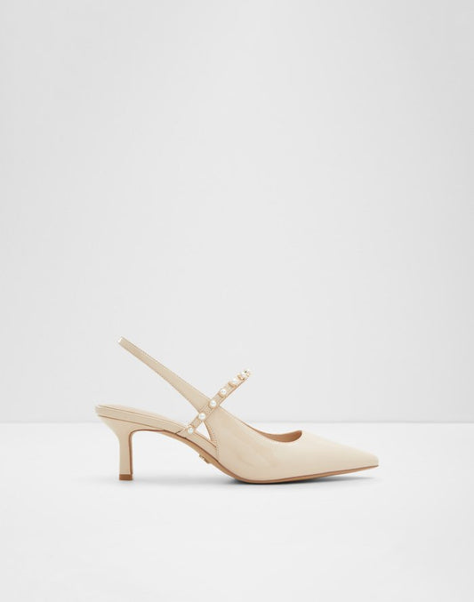 Aldo Women's Pillow Walk Comfortable Heeled Shoes Elodia Beige