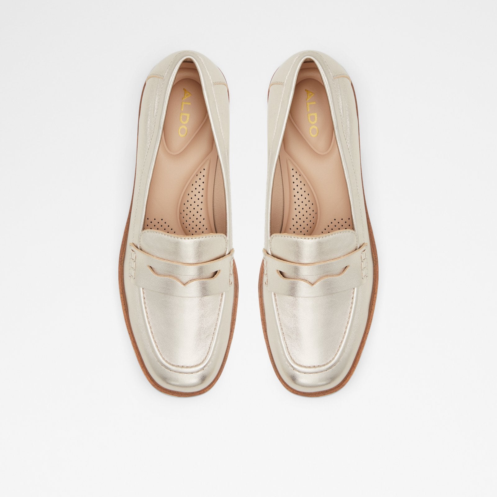 Aldo Women's Loafers Ibreda Silver