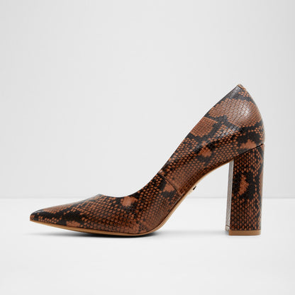 Aldo Women's Pillow Walk Comfortable Heeled Shoes Javabriryn Brown