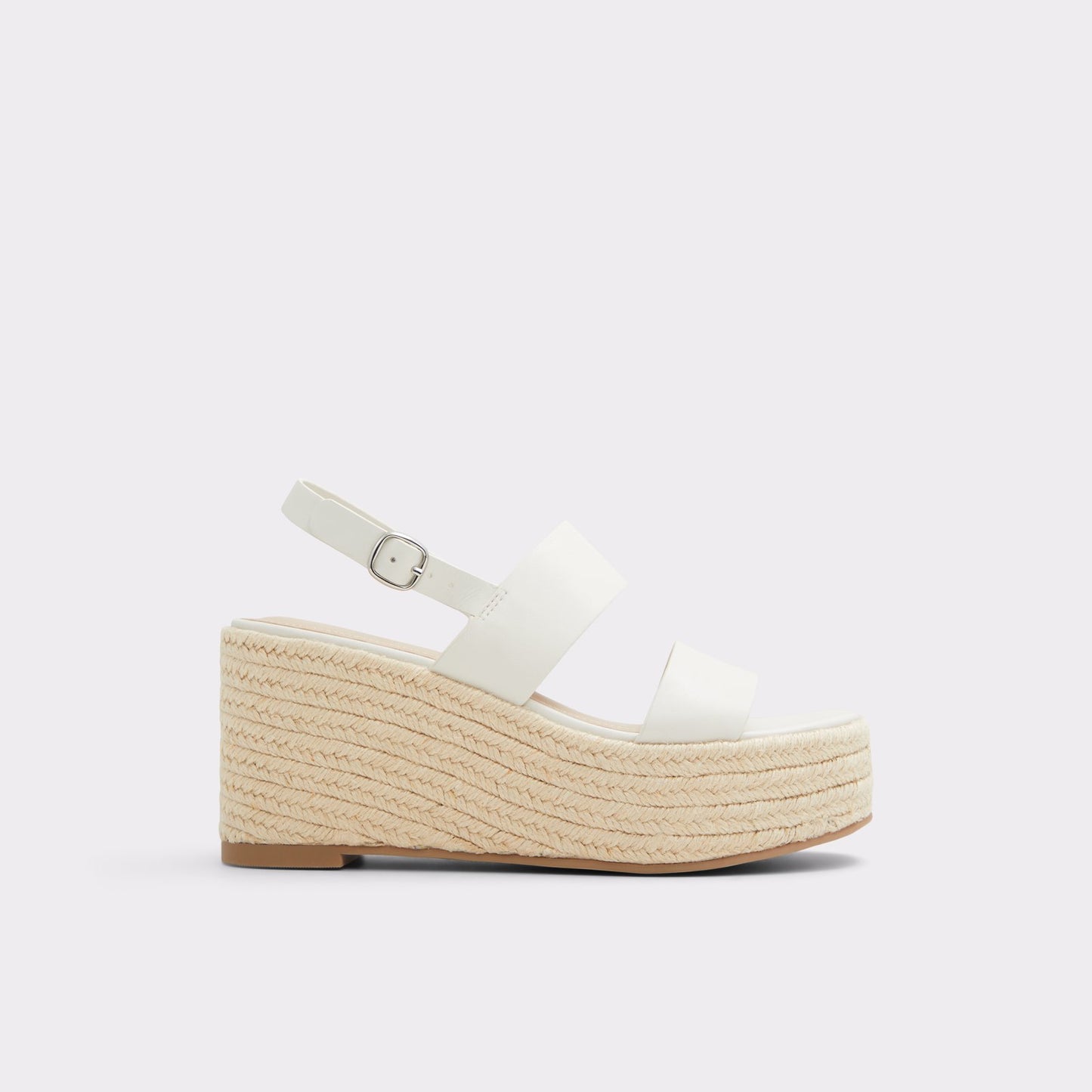 Aldo Women's Wedge Sandals Keoni White