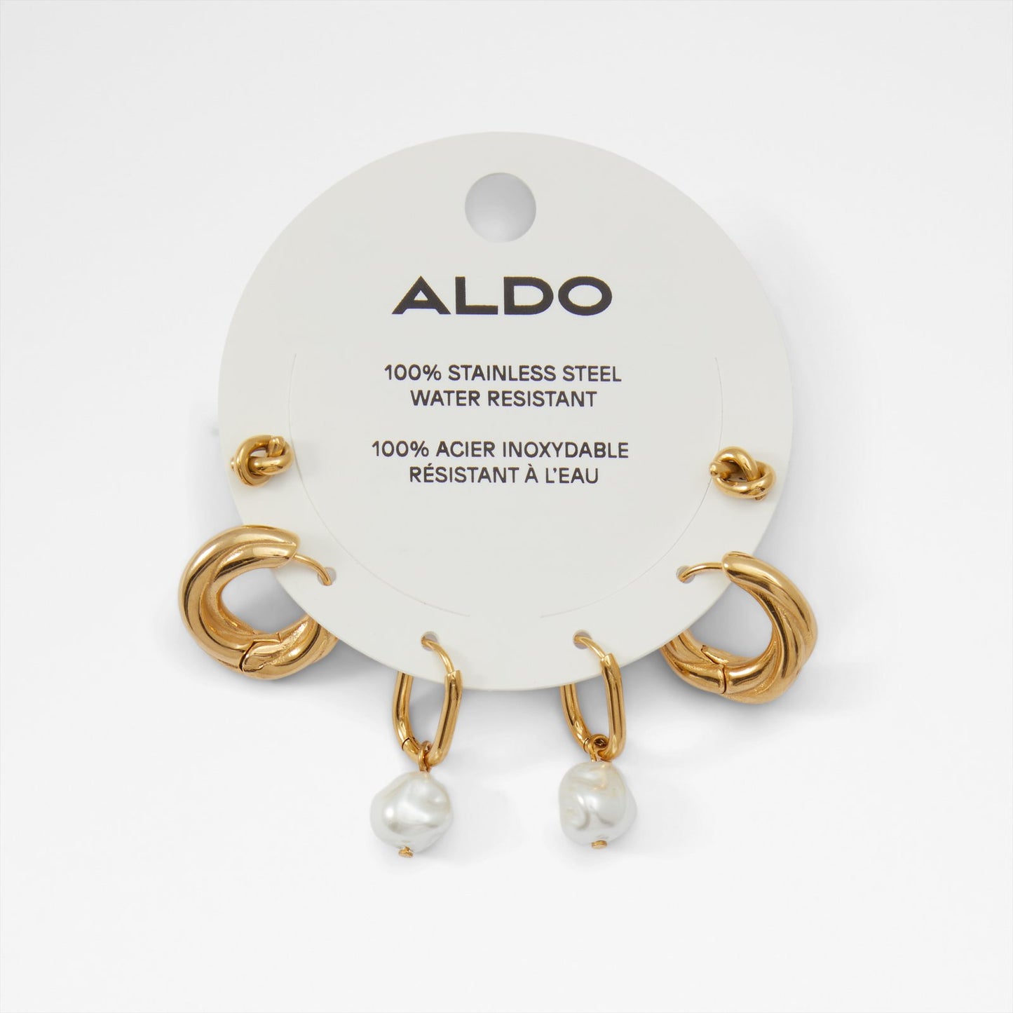 Loveknots Women's Gold Earrings Set – ALDO Shoes UK