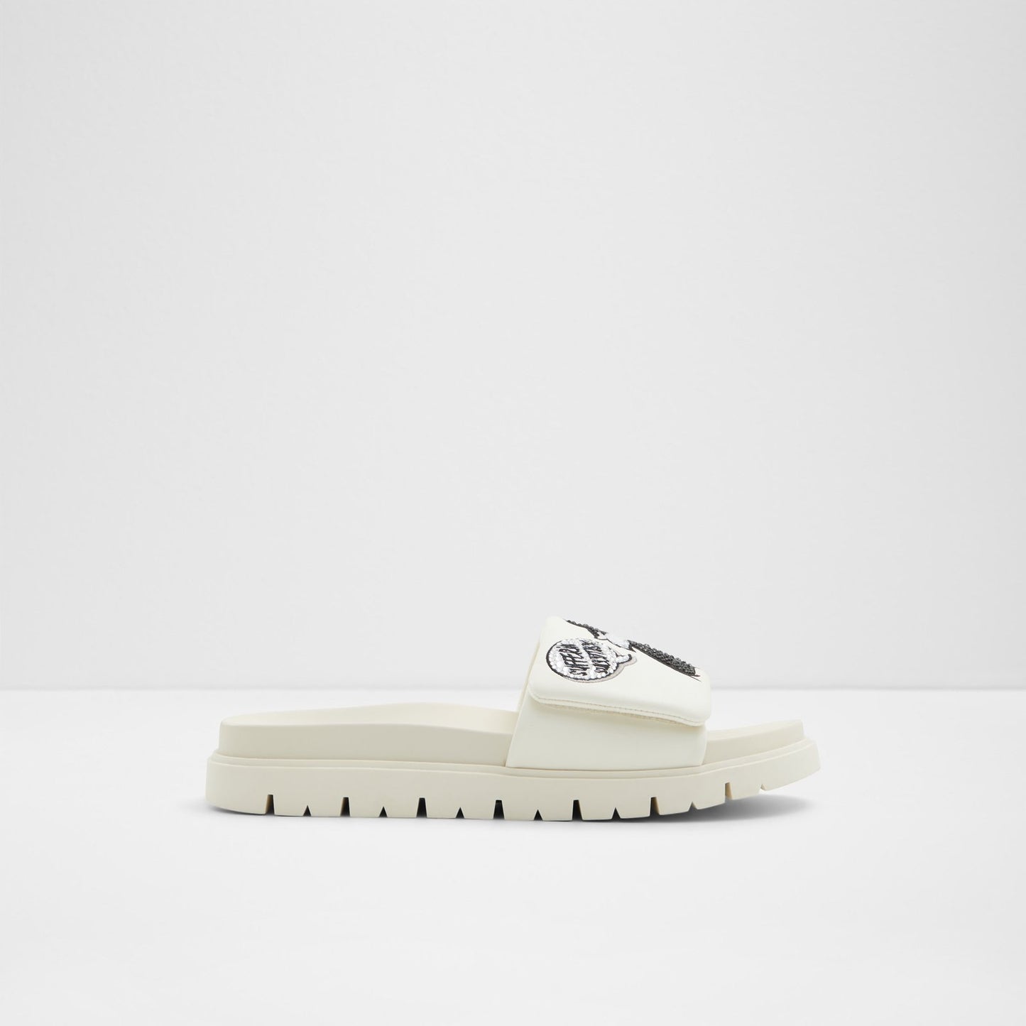 Aldo Women's Flat Sandals Ltslides White