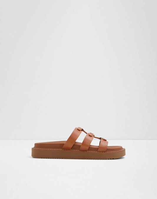 Aldo Women's Flat Sandals Mariesoleil Brown