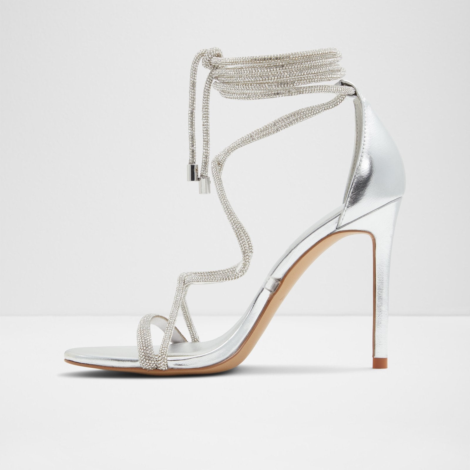 Aldo Women's Heeled Sandals Marly Silver