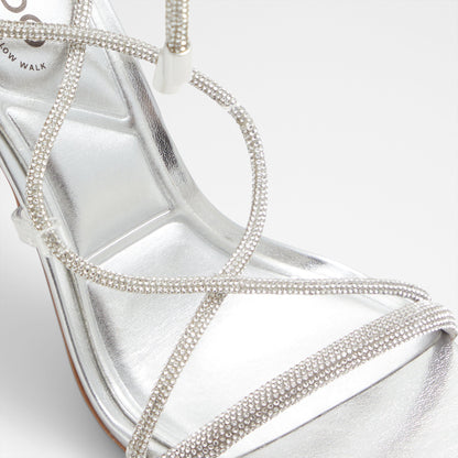 Aldo Women's Heeled Sandals Marly Silver