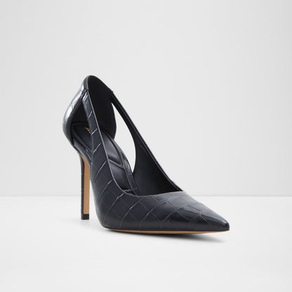 Aldo Women's Pillow Walk Comfortable Heeled Shoes Mesarthim Black