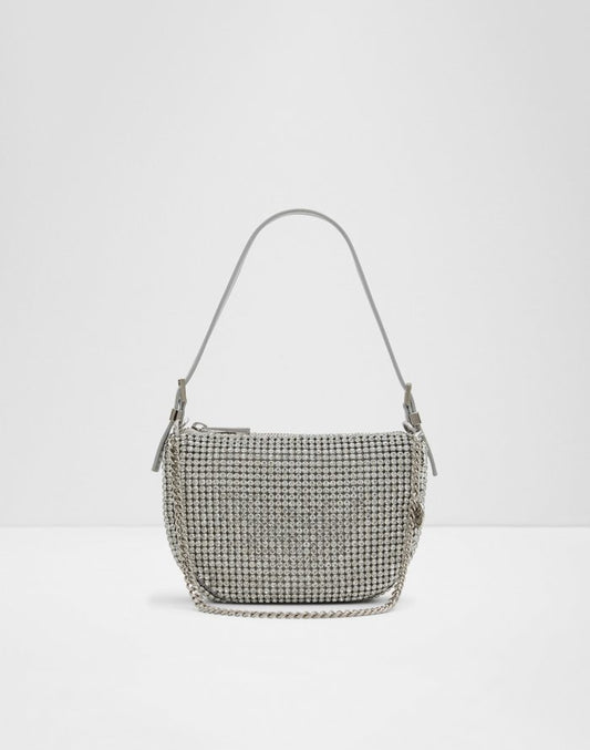 Aldo Women's Shoulder Bag Mistera Silver