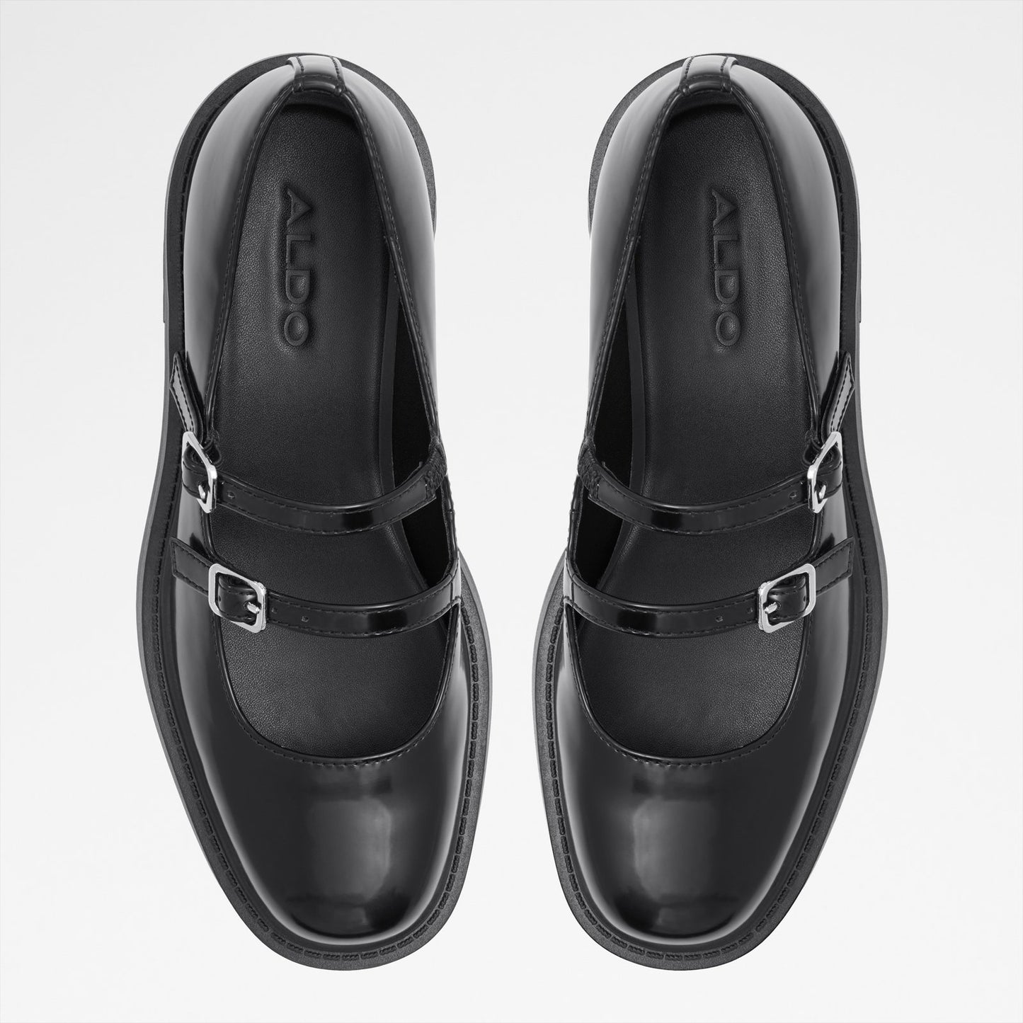 Aldo Women's Pillow Walk Comfortable Loafers Moraby Black