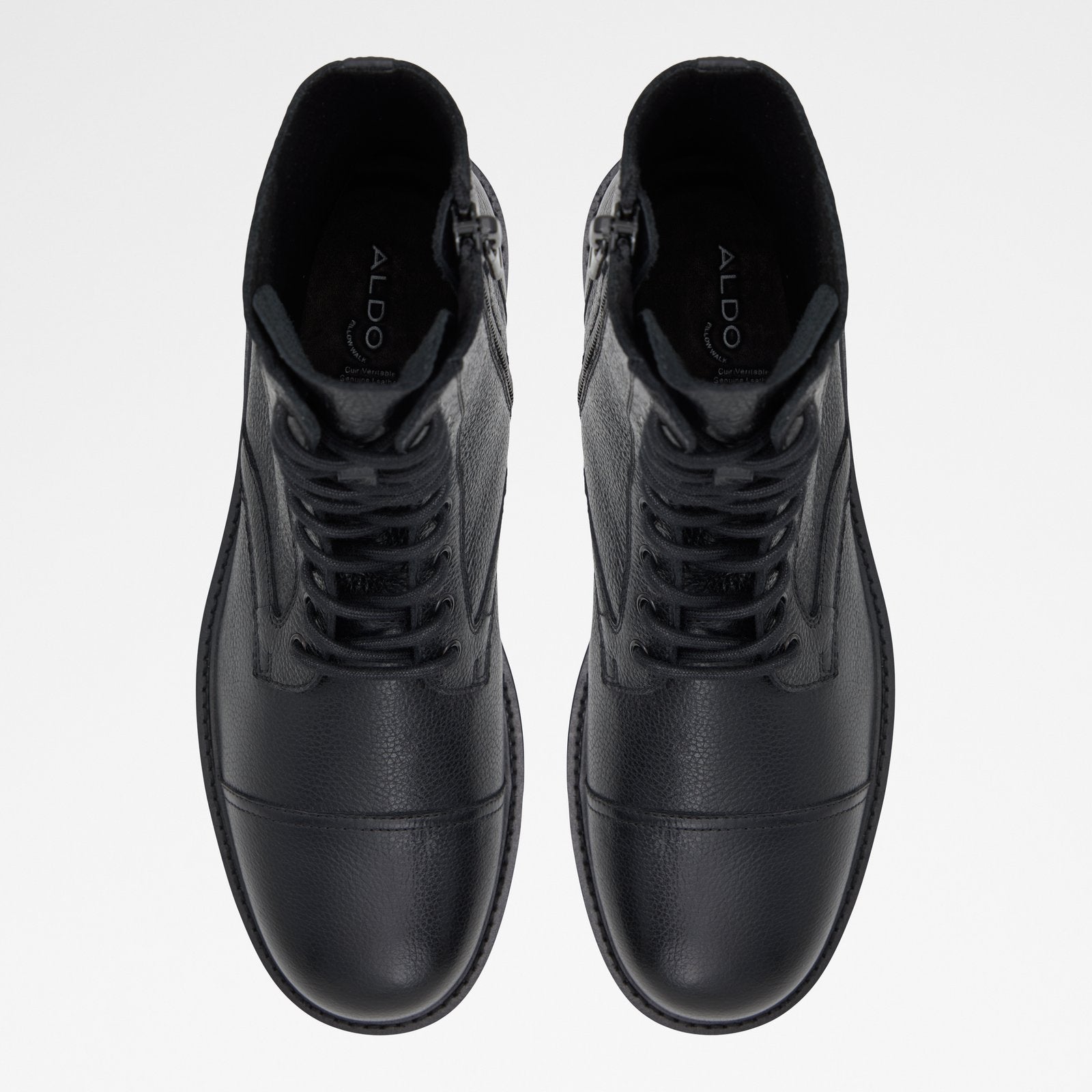 Aldo Men's Pillow Walk Comfortable Lace Up Boots Northfield Black