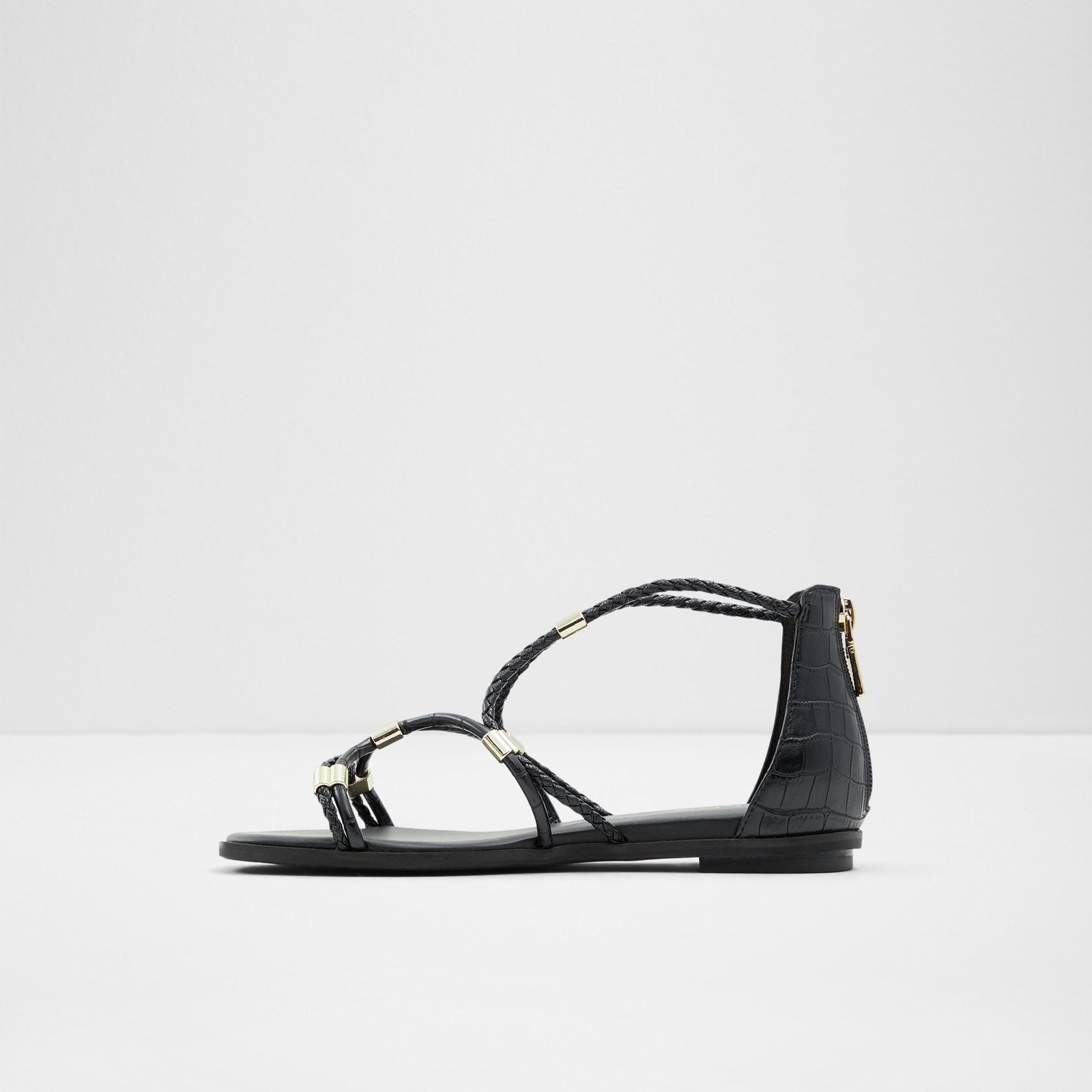 Aldo Women's Flat Sandals Oceriwenflex Black